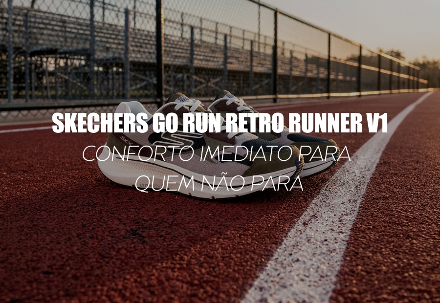SKECHERS GO RUN CONSISTENT 2.0 – RETRO RUNNER V1 — conforto imediato para quem não para
